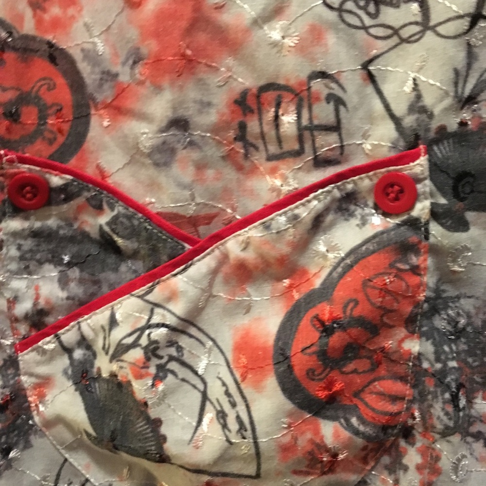 Chinese style Scrub Top - Picture 4 of 6